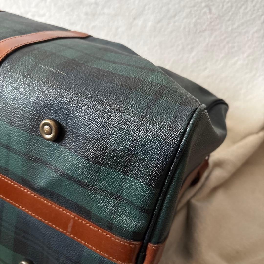 美品✨ラルフローレン ブラックウォッチ　2way ボストンバッグ　付属品