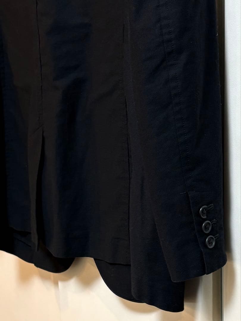 Yohji Yamamoto プールオム　テーラードジャケット　ブラック