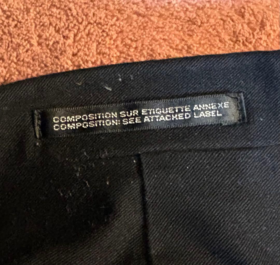 Yohji Yamamoto プールオム　テーラードジャケット　ブラック