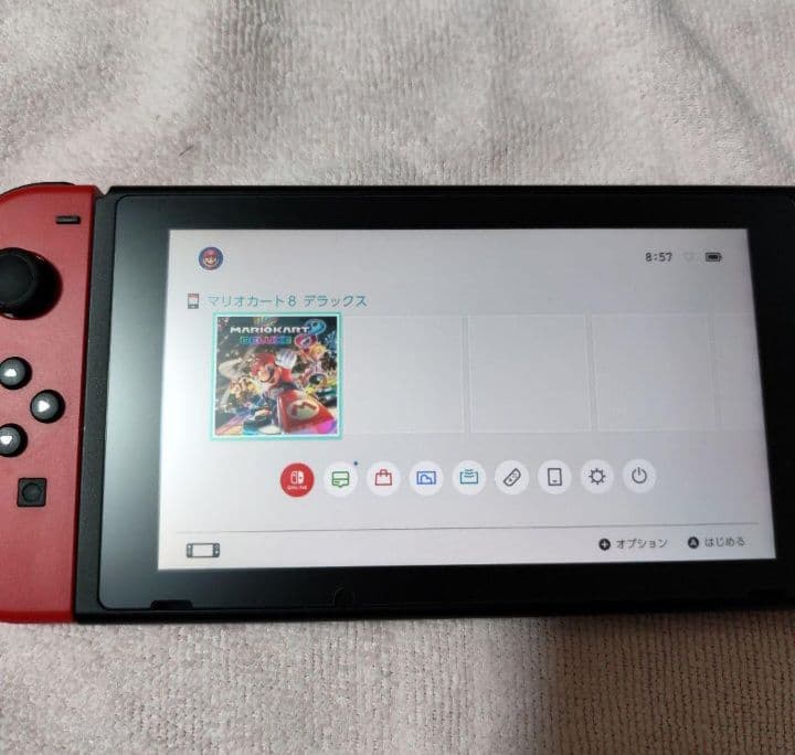 NintendoSwitch本体スーパーマリオオデッセイセット新品バッテリー付き