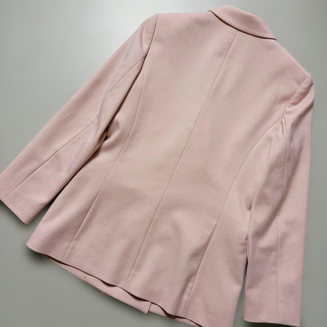 【美品✨23年モデル】アナイ ウールツイルストレッチ ダブルジャケット ピンク