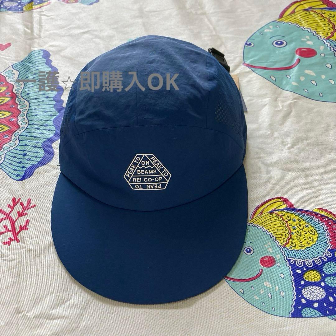 ON × BEAMS × REI CO-OP ネイビー ベースボールキャップ