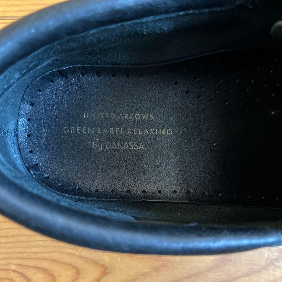 UNITED ARROWS デッキシューズ ブラック
