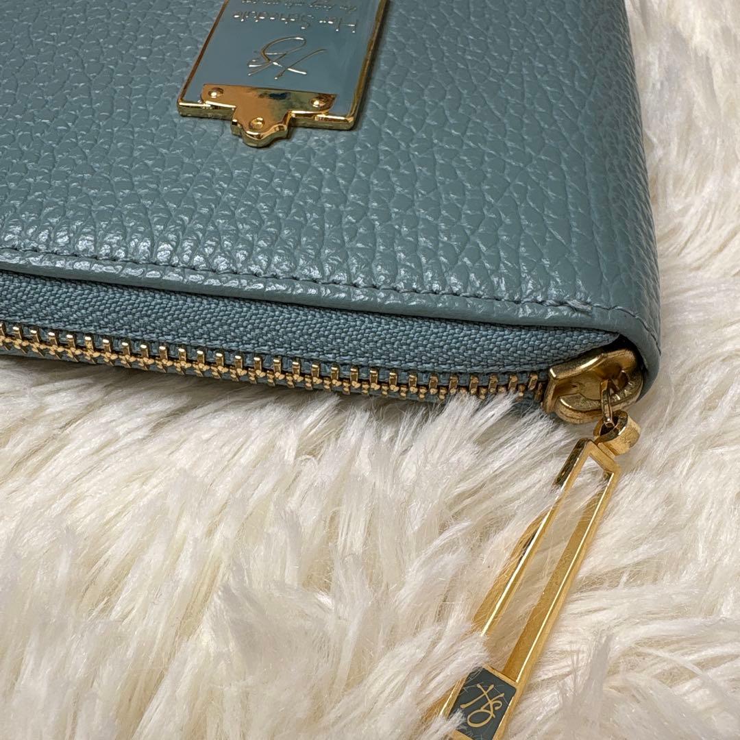 【美品】HerSchedule ハースケジュール　二つ折り財布　メゾンブルー
