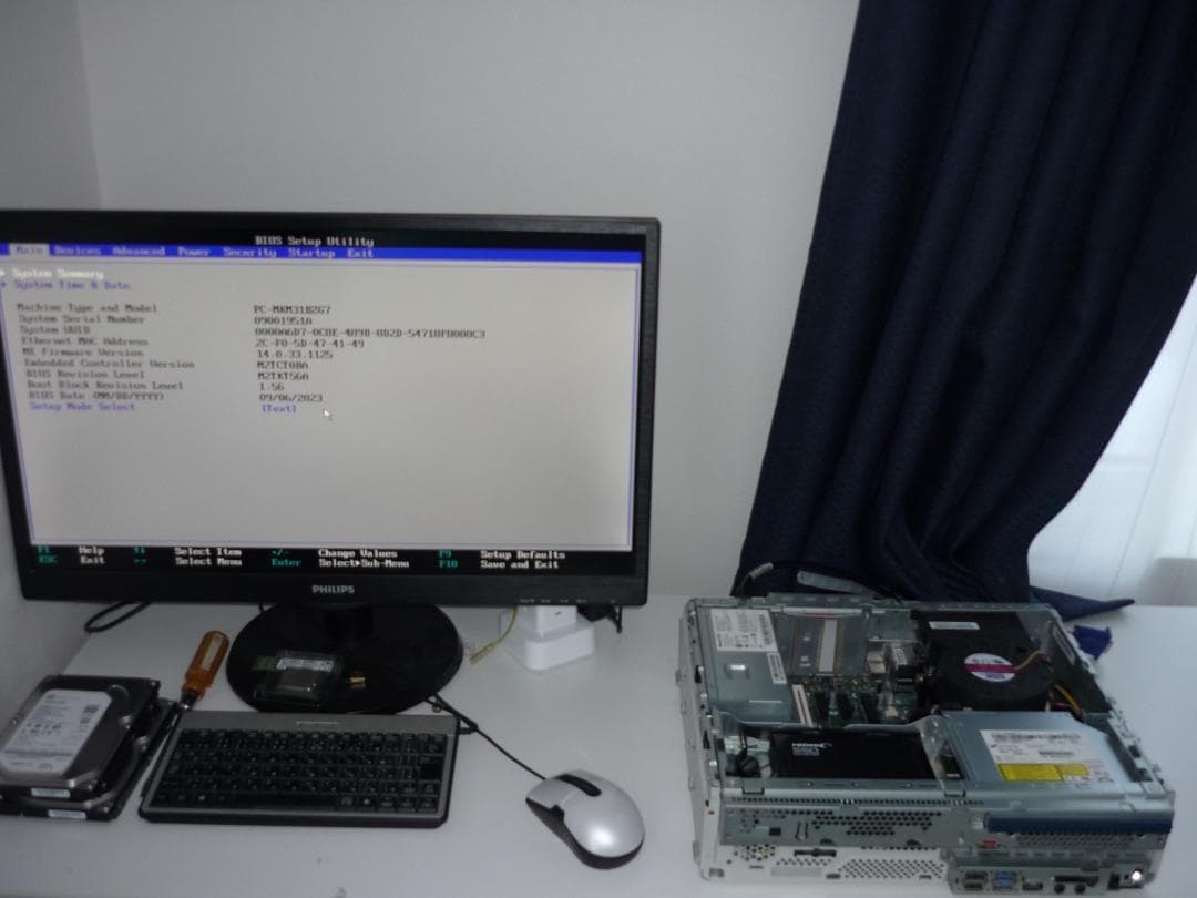 【動作確認済ジャンク】NEC 10世代 MATE CPU/メモリ/HDDなし