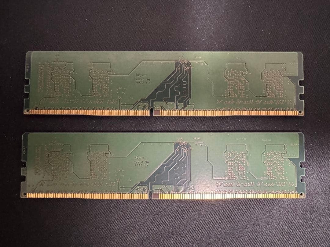 Micron DDR4-3200 8GB 2枚 (合計16GB) メモリ