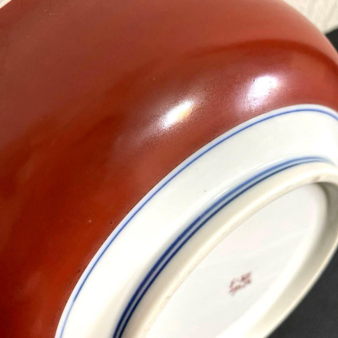 昭和レトロアンティーク 九谷焼 煮物鉢 大皿 煮物鉢 カワセミ 鶯 食器 陶器
