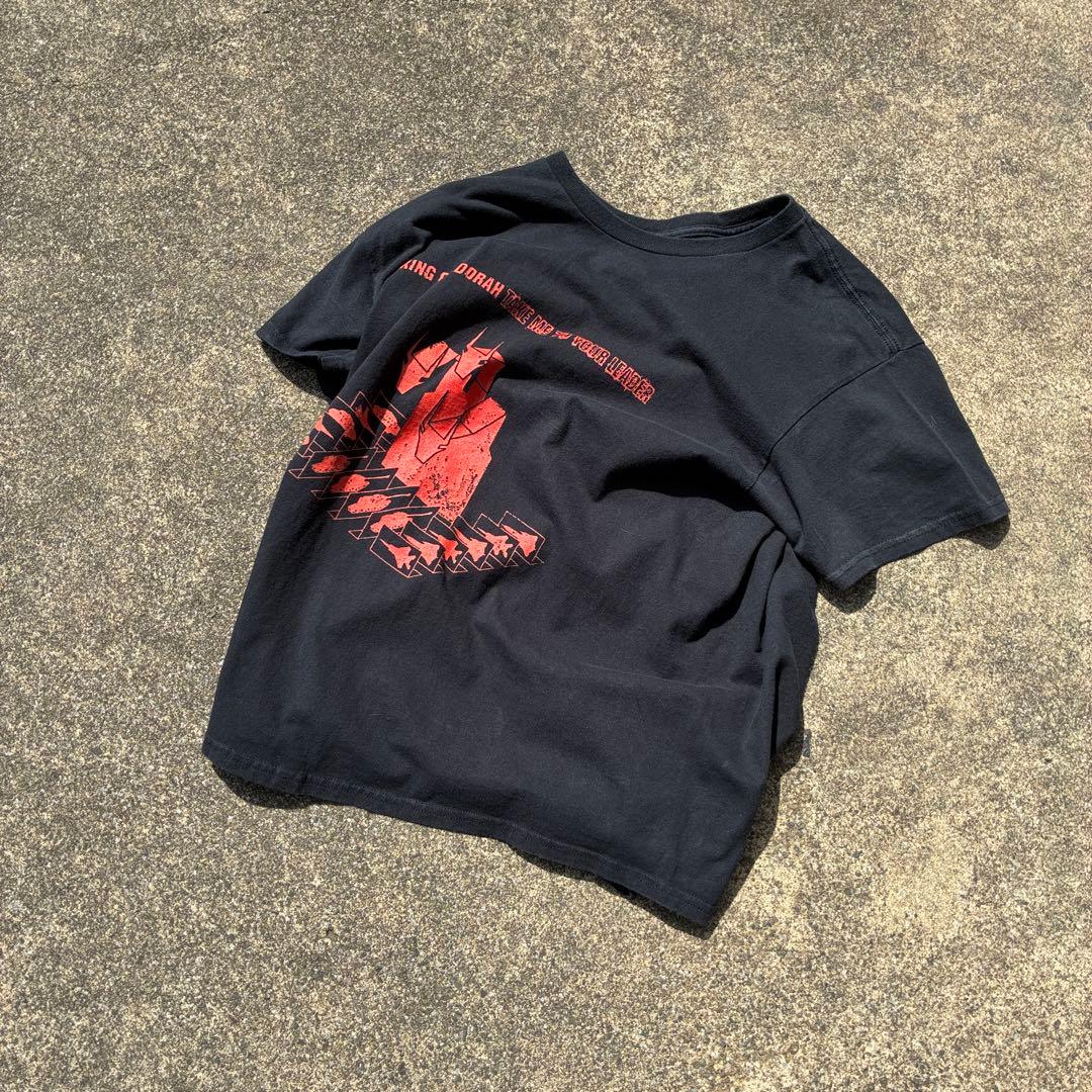 トップス MF DOOM / KING GEEDORAH fade black Tee