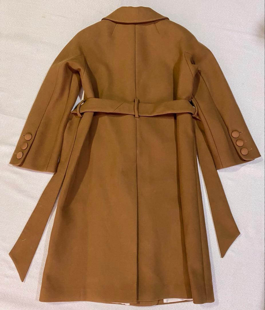 【美品】J＆M Davidsonクルミボタン　キャメルロングコート