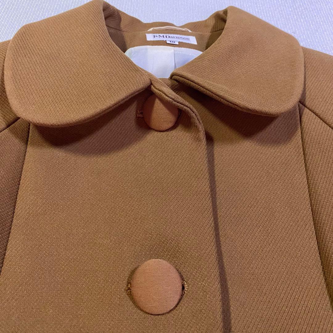 【美品】J＆M Davidsonクルミボタン　キャメルロングコート