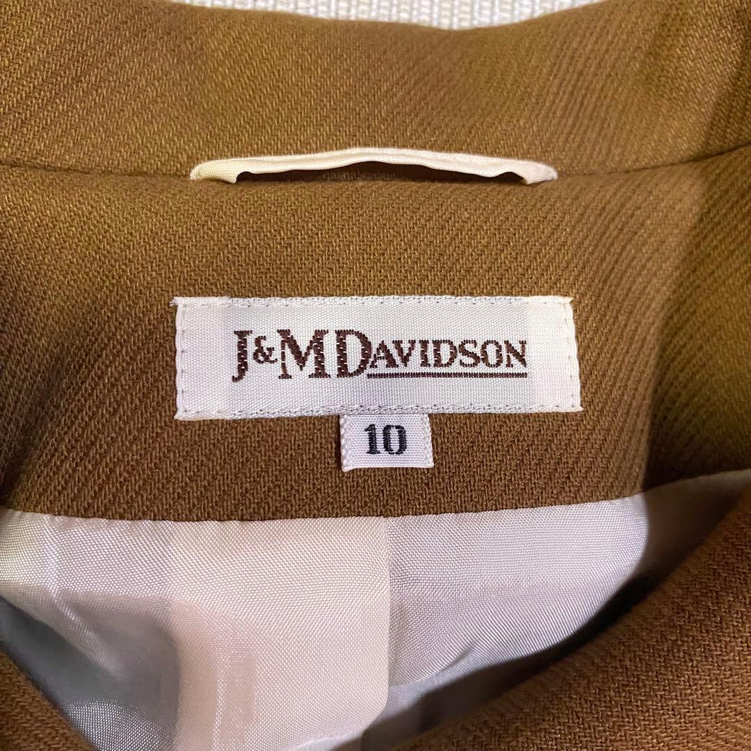 【美品】J＆M Davidsonクルミボタン　キャメルロングコート