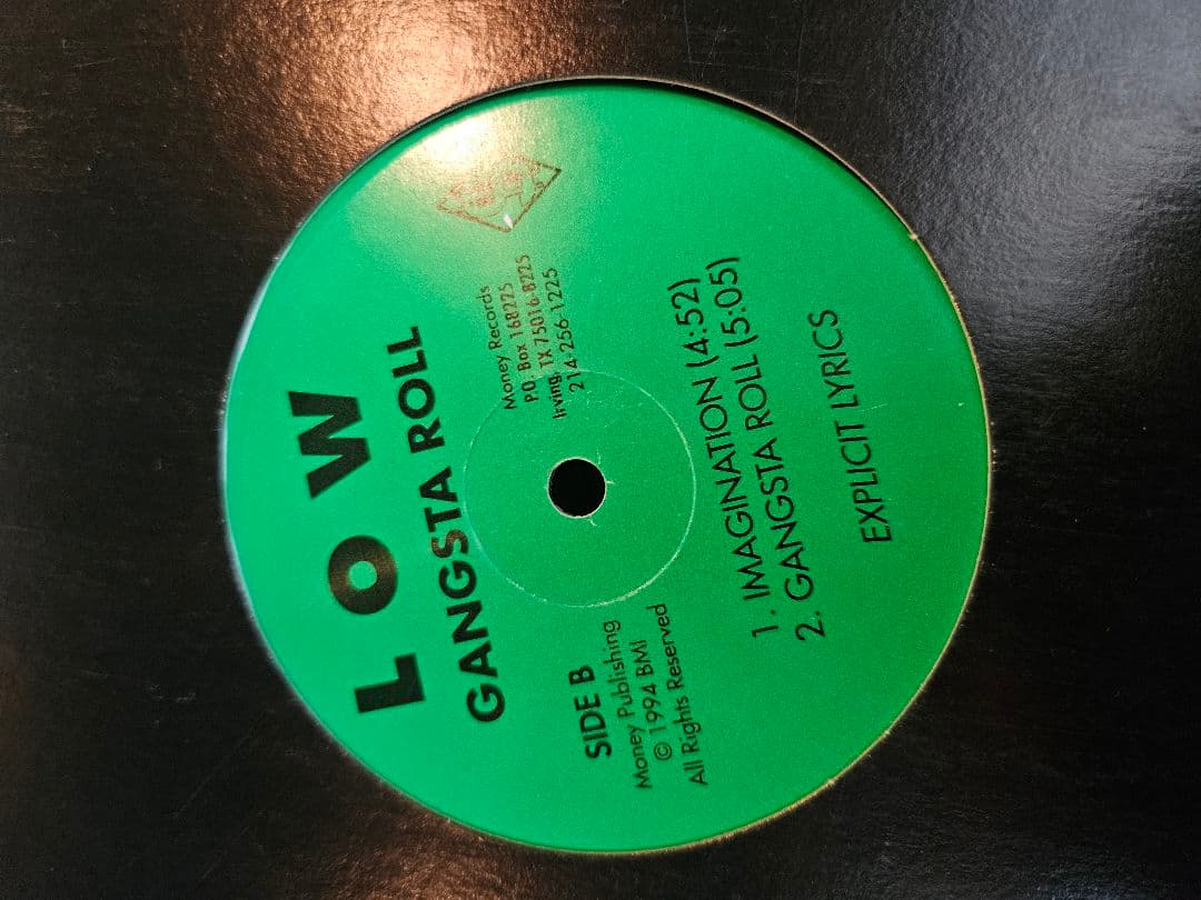LOW Gangsta Roll レコード