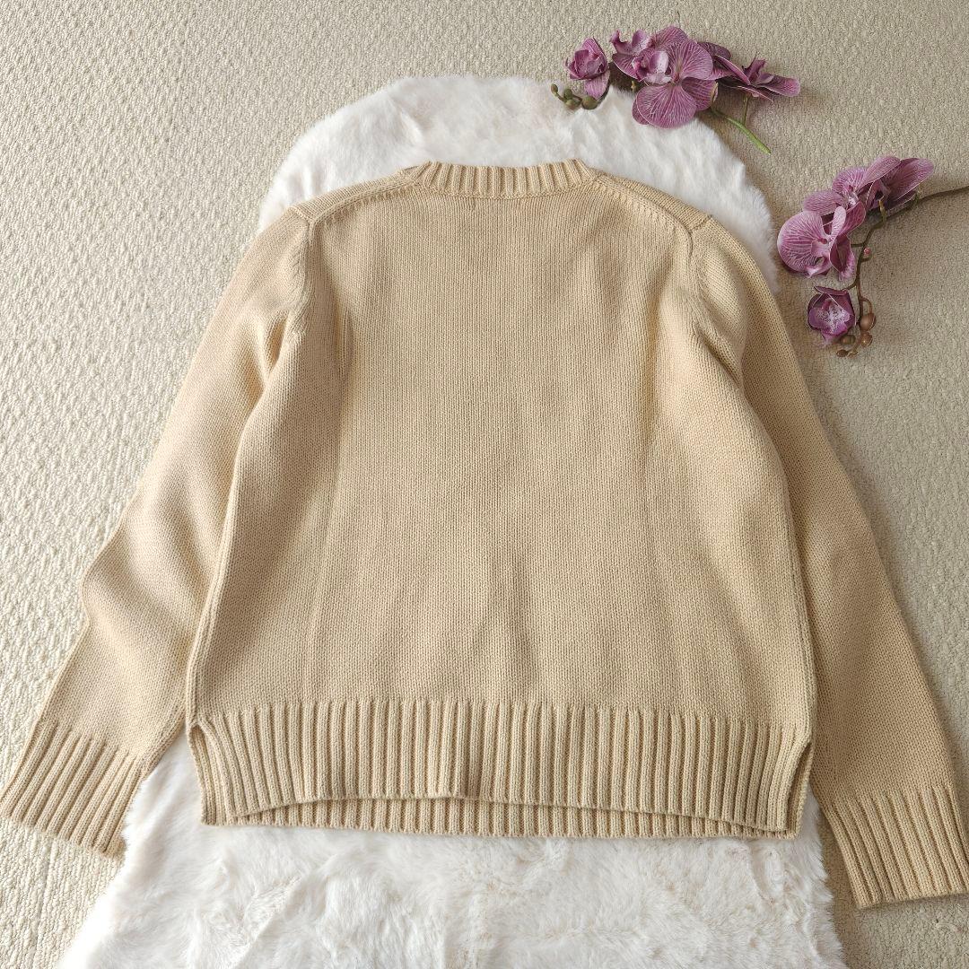 POLO RALPH LAUREN ポロベア ニット ベージュ Sサイズ
