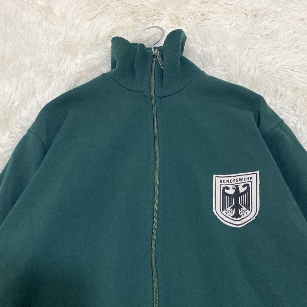 美品 BUNDESWEHR ドイツ軍 トラックジャケット ジャージ グリーン 7