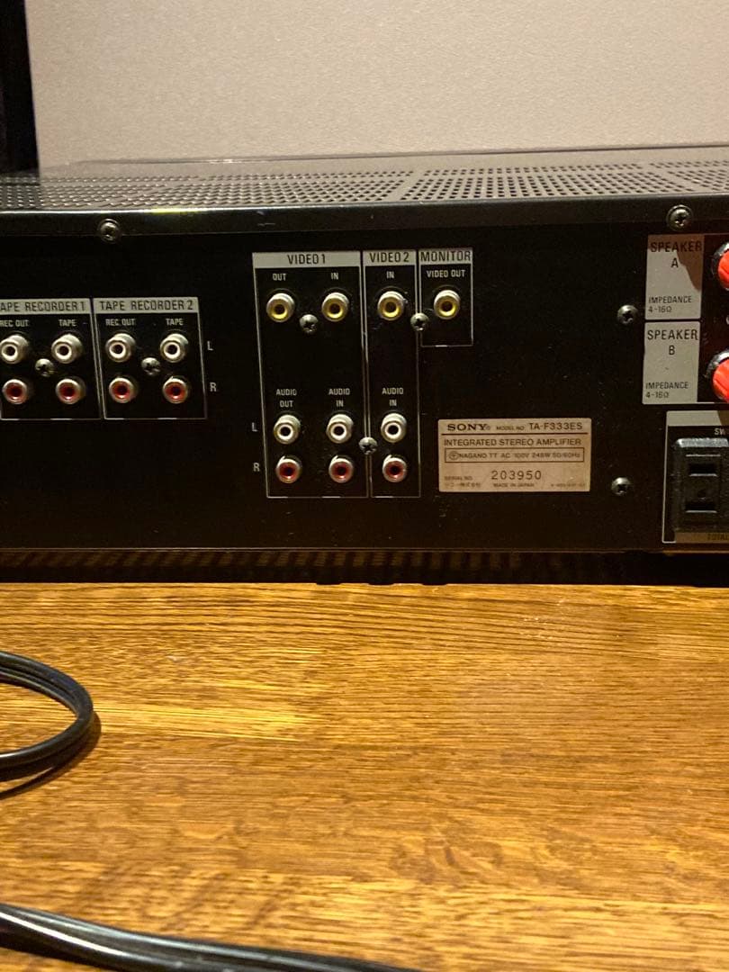【SONY TA-F333ES・プリメインアンプ・動作良品】