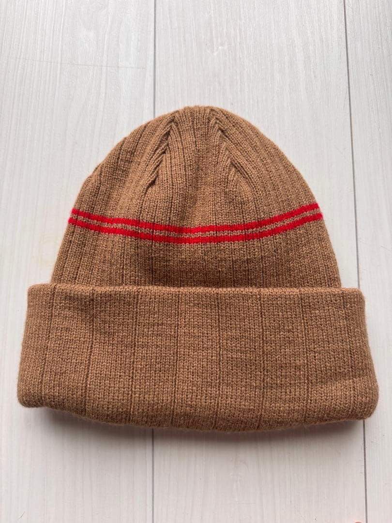 試着のみ！未使用SUPREME ブラウン ニット帽 ビーニー 美品