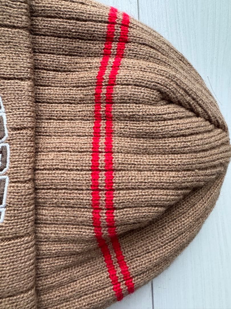 試着のみ！未使用SUPREME ブラウン ニット帽 ビーニー 美品