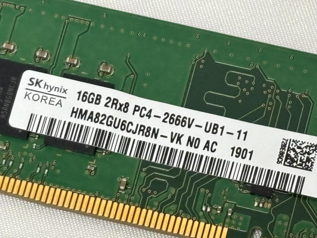 SK Hynix DDR4-2666 16GB×2枚 計32GB