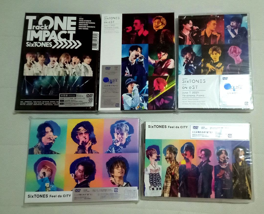 SixTONES DVD まとめ売り ツアー ライブ 初回限定盤 通常盤 円盤