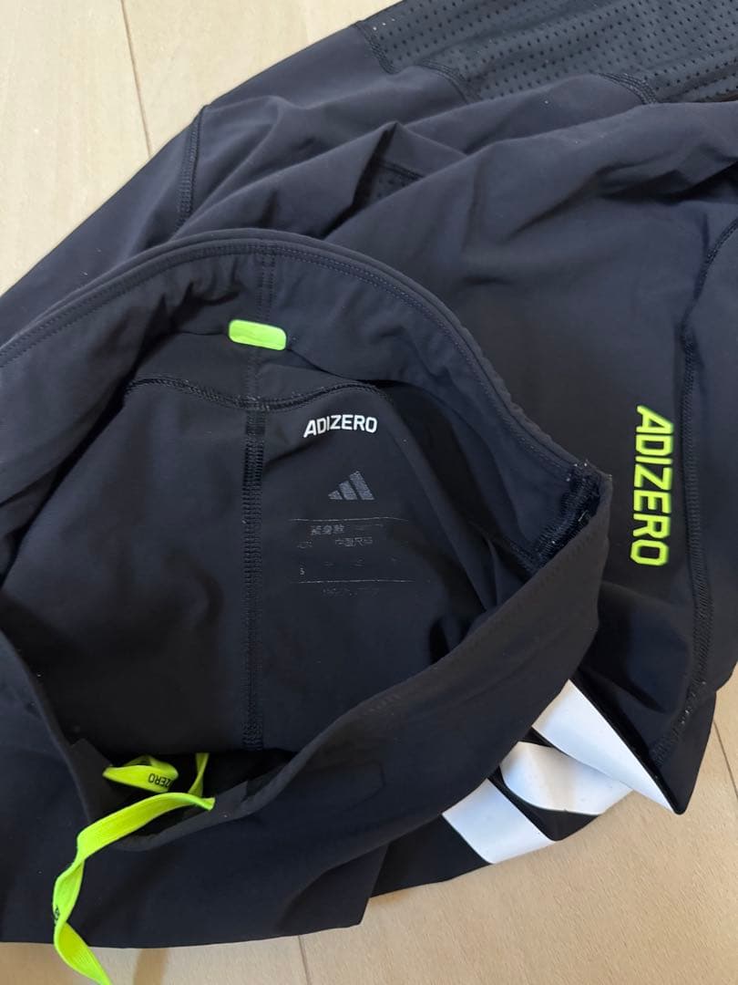 ぜ*ん様 adidas ADIZERO タイツ ブラック