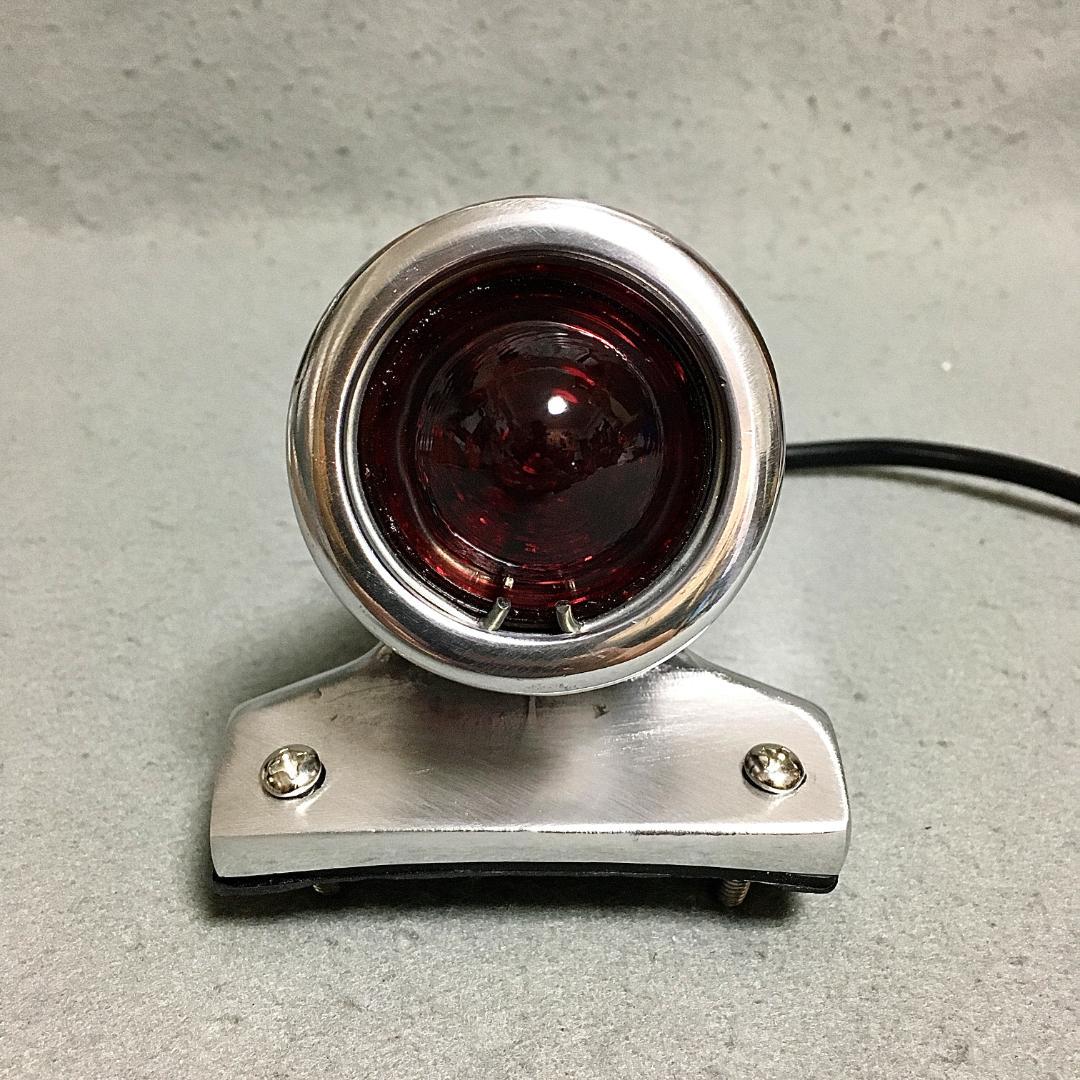 国内発送 クロッカー 復刻 LEDテールランプ ガラスレンズ ハーレー カフェ