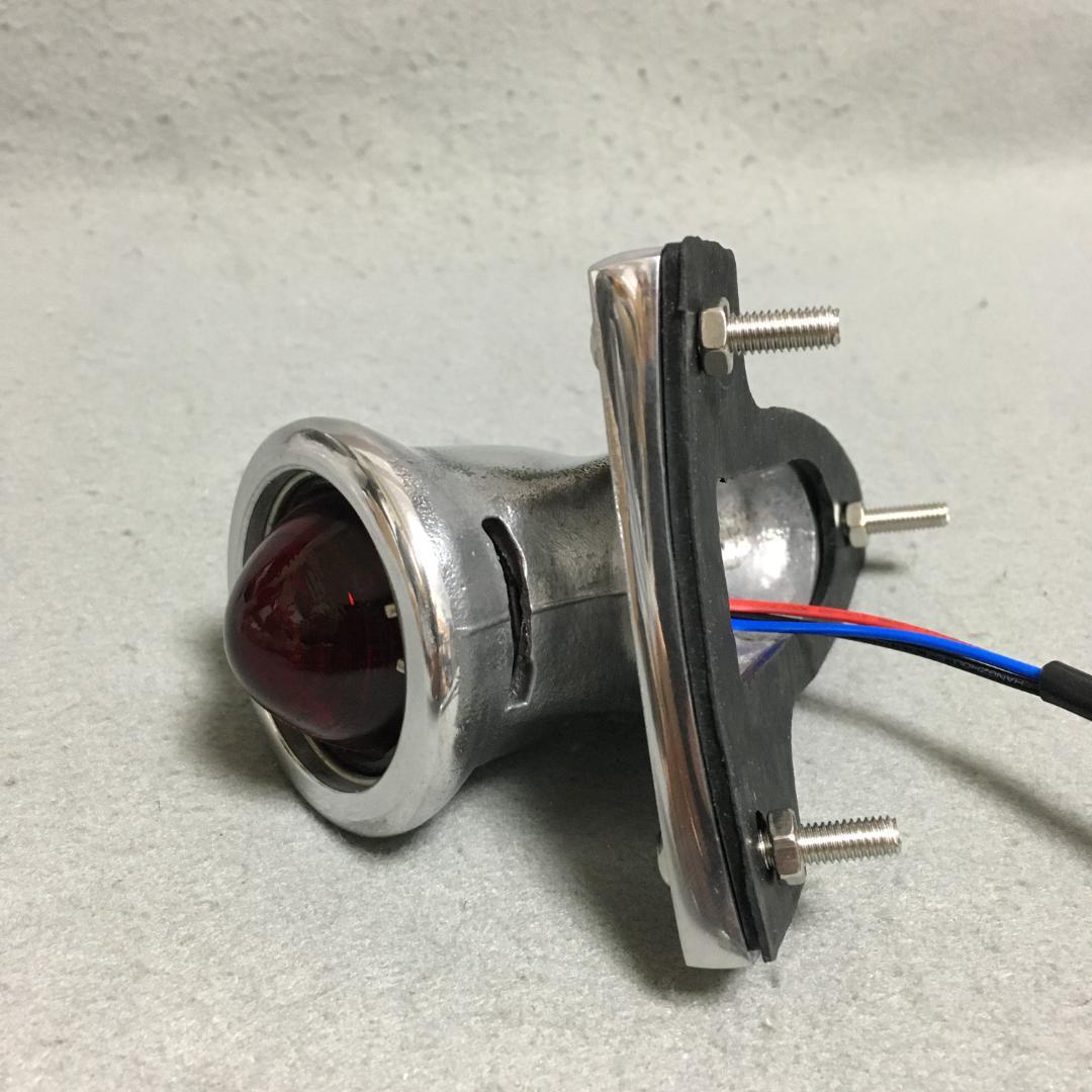 国内発送 クロッカー 復刻 LEDテールランプ ガラスレンズ ハーレー カフェ
