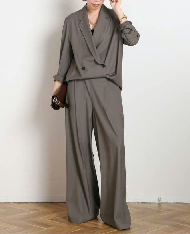 Deuxieme Classe　SPWOOL シャツジャケット＆パンツ