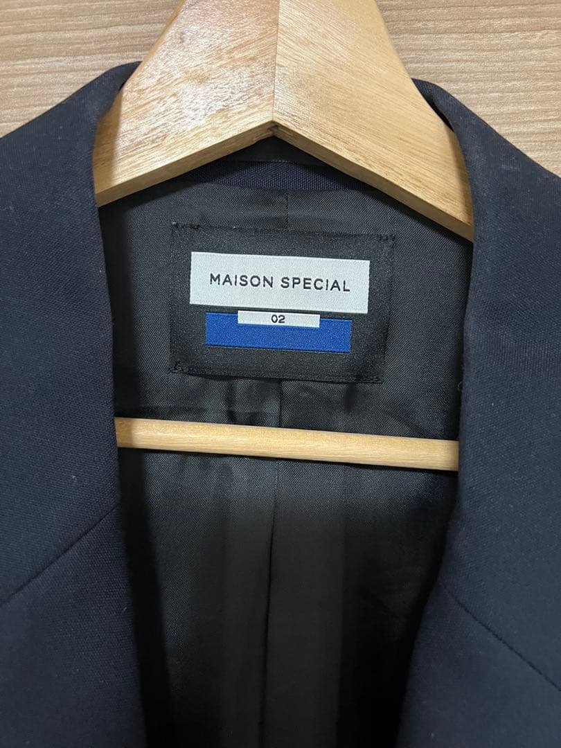 MAISON SPECIAL ネイビー ダブルブレストジャケット