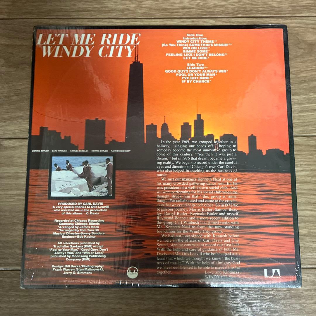 WINDY CITY / LET ME RIDE / レアUSオリジナル
