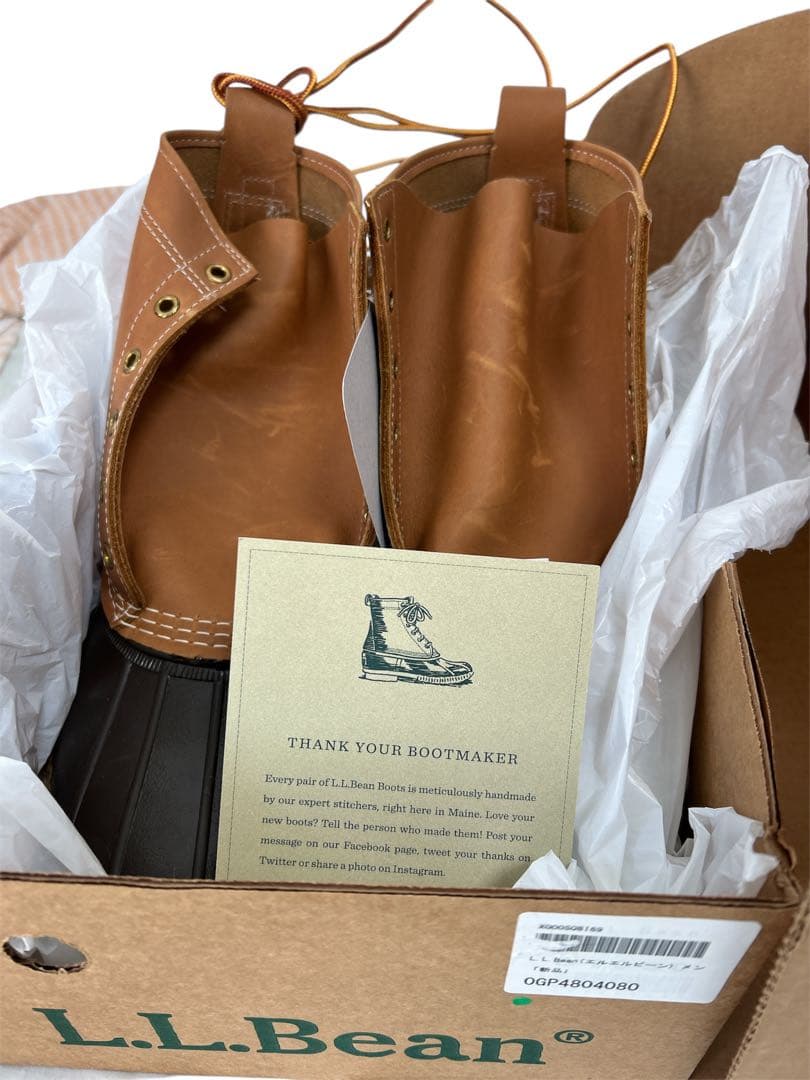 ✨L.L.Bean✨メンズ ブーツ フルグレイン・レザー ビーン ブラウン 本革