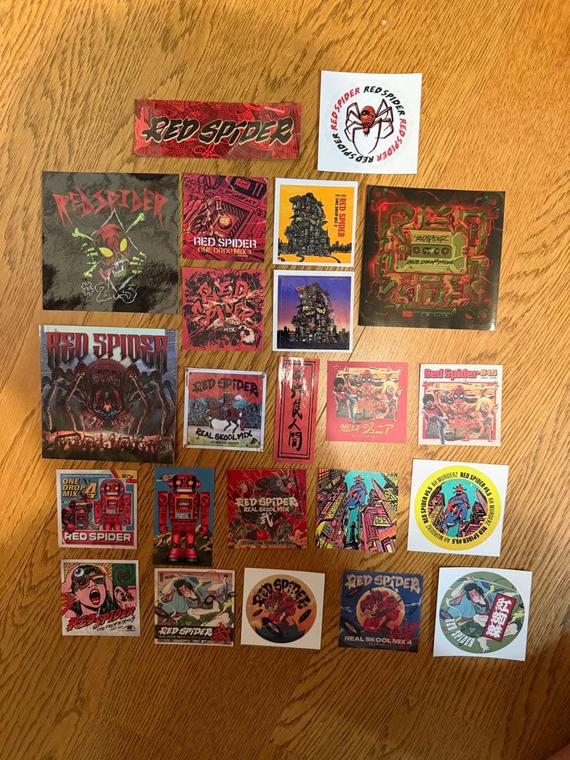 RED SPIDER CDまとめ売り　15点　ステッカー付