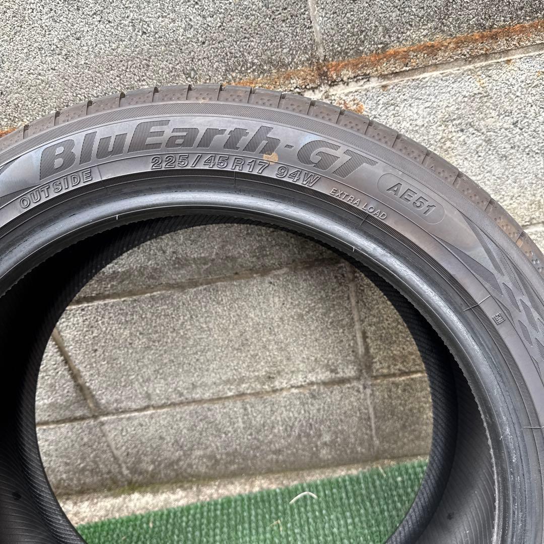 YOKOHAMA 225/45R17 2本　25年製　中古品