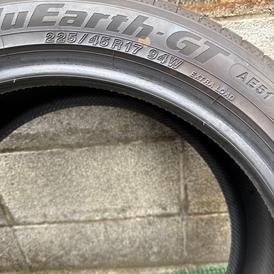 YOKOHAMA 225/45R17 2本　25年製　中古品