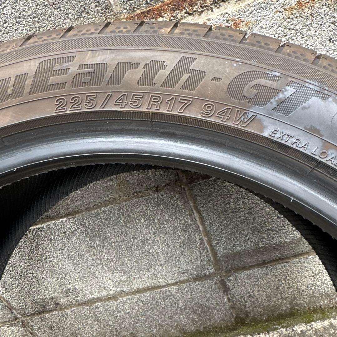 YOKOHAMA 225/45R17 2本　25年製　中古品