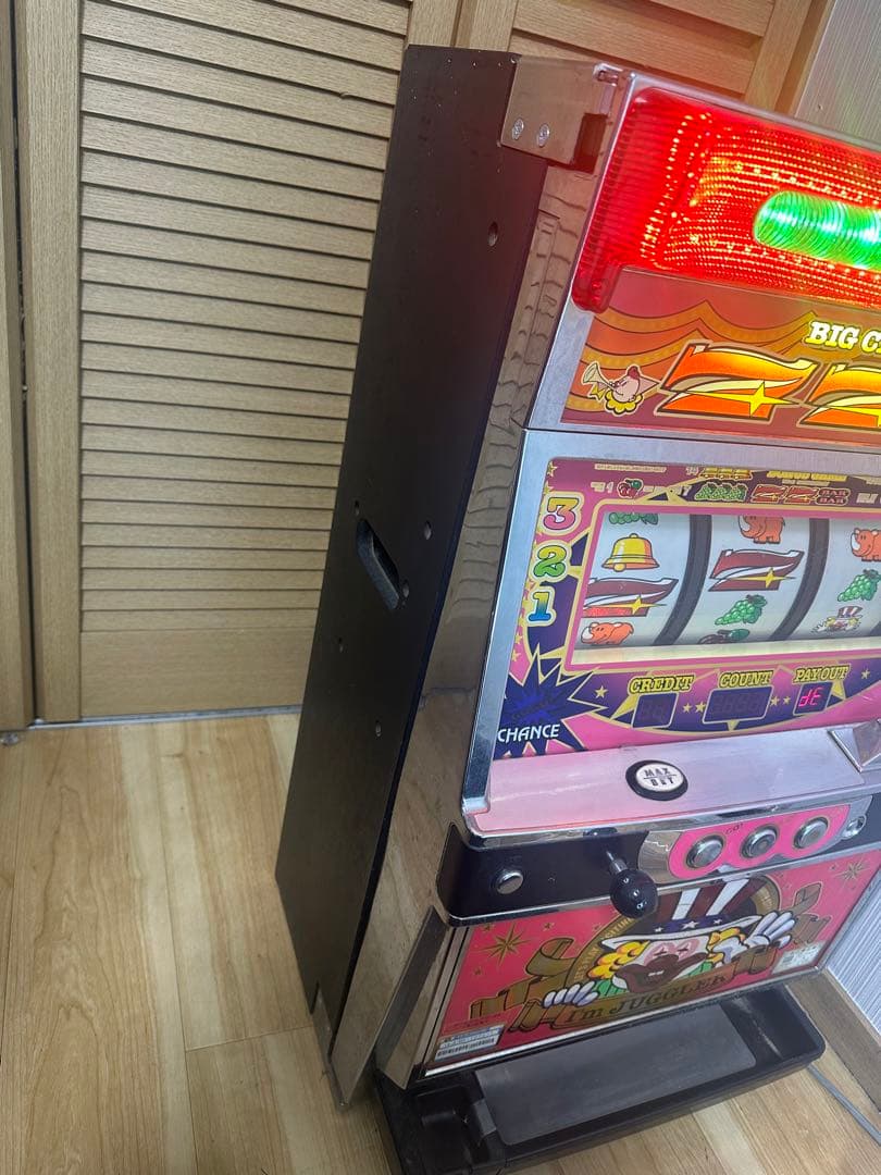 ①にっこちゃん　北電子　初代アイムジャグラーEX　パチスロ実機
