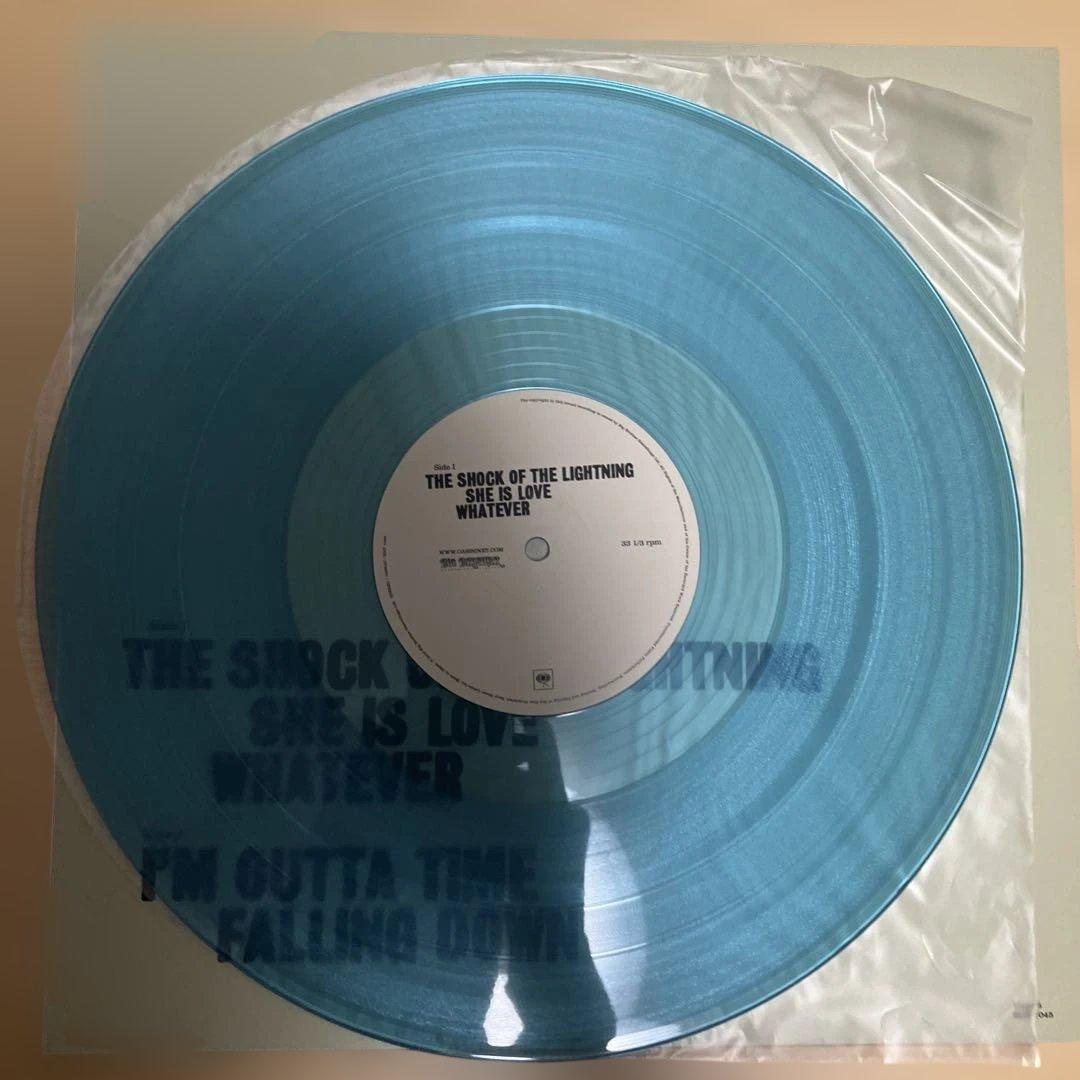Oasis TIME FLIES クリアブルー レコード オアシス
