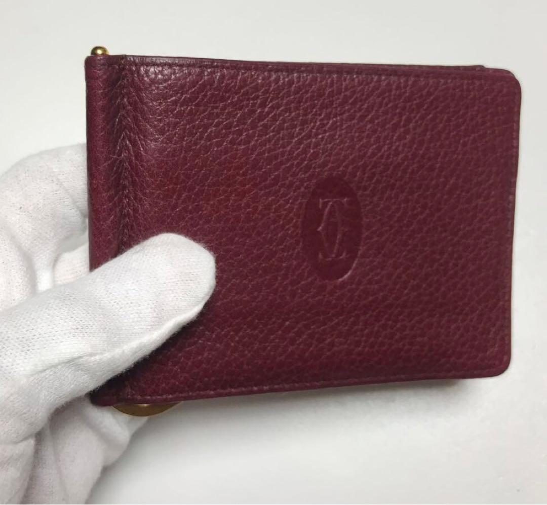 カルティエ　マネークリップ 二つ折り財布