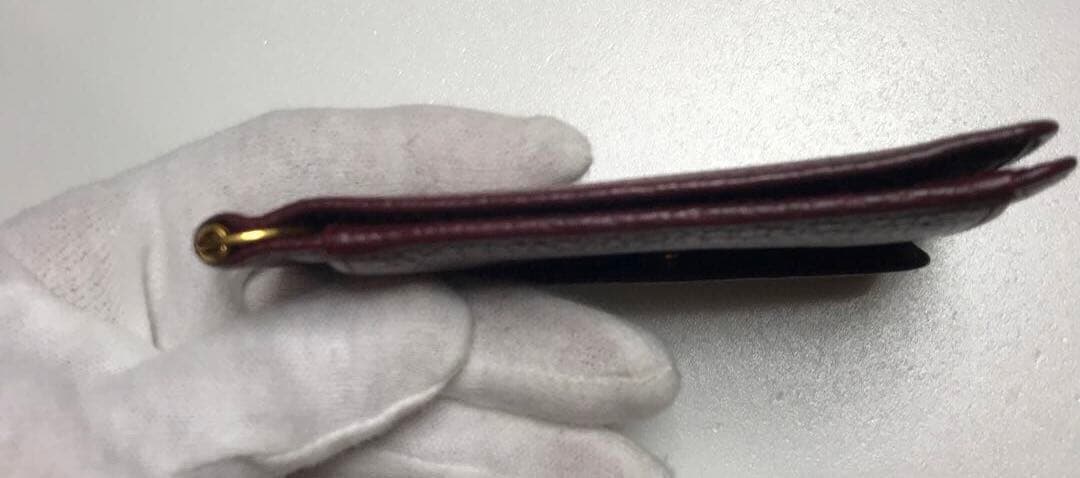 カルティエ　マネークリップ 二つ折り財布