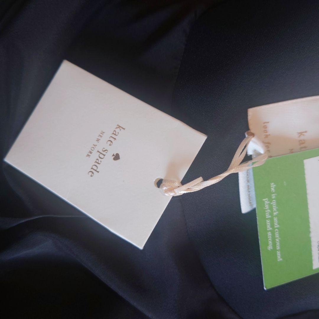 美品　kate spade ブラック テーラードジャケット　ゆったりサイズ　黒