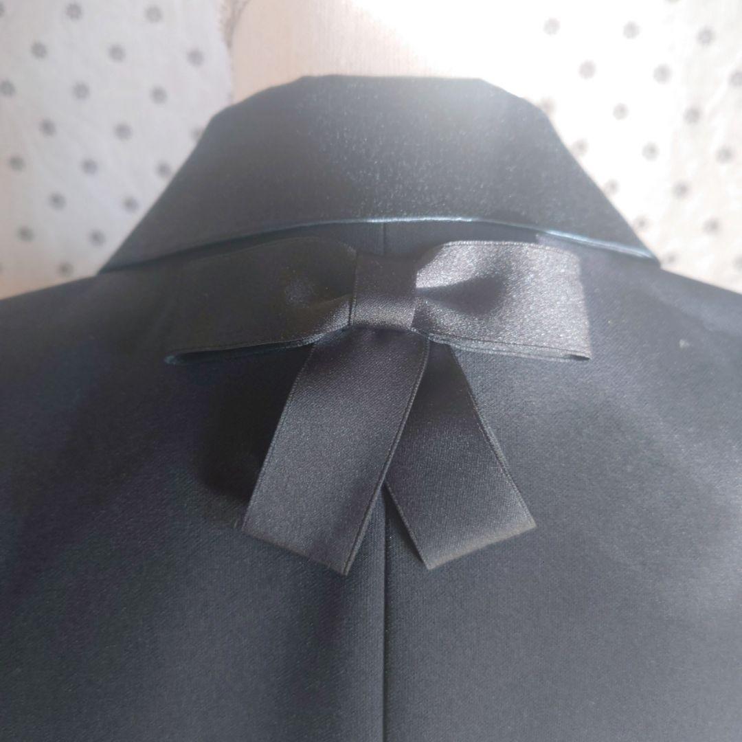 美品　kate spade ブラック テーラードジャケット　ゆったりサイズ　黒