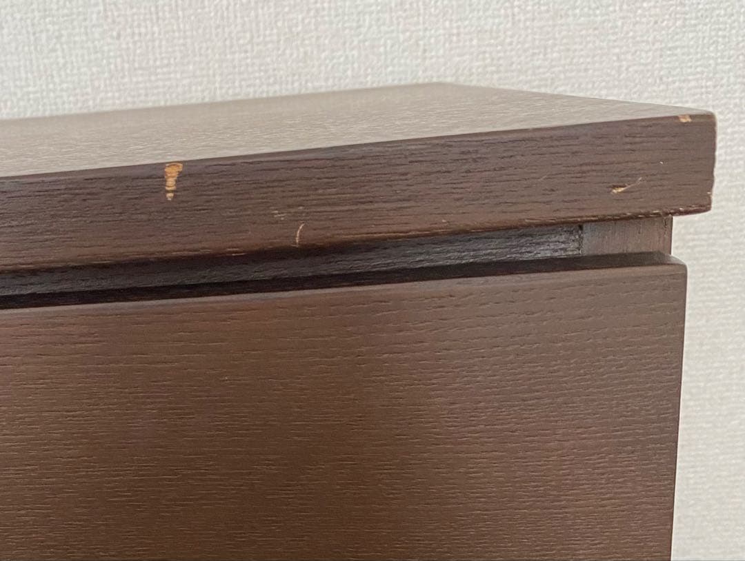 無印良品　棚・4段チェスト　ブラウン　【廃盤品】　レア　☆