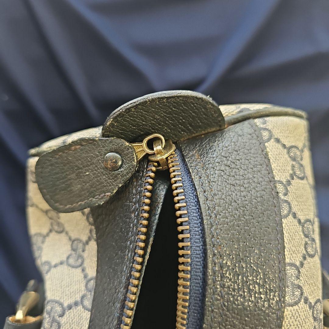 Gucci GGパターン ドラムバッグ　ジャンク品