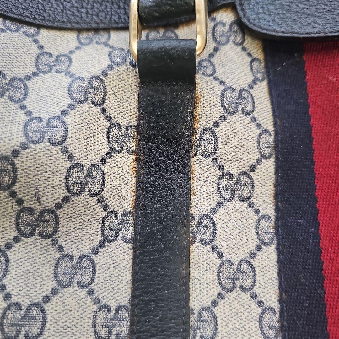 Gucci GGパターン ドラムバッグ　ジャンク品