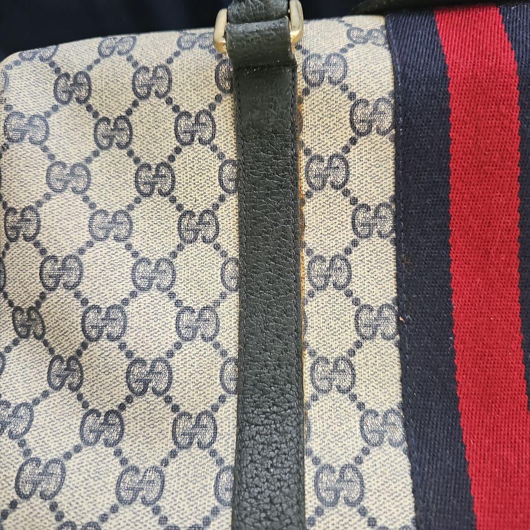 Gucci GGパターン ドラムバッグ　ジャンク品