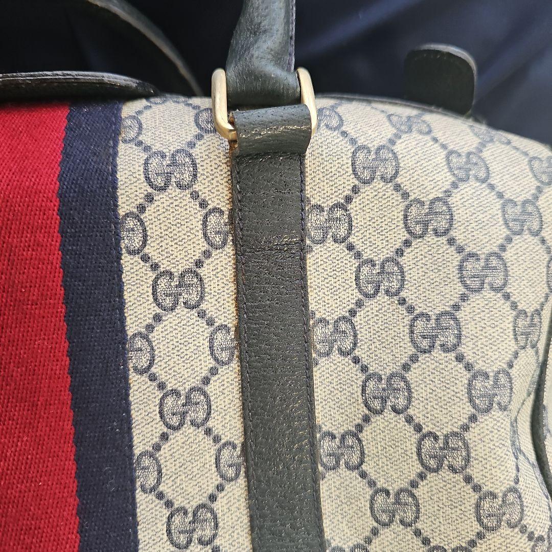 Gucci GGパターン ドラムバッグ　ジャンク品