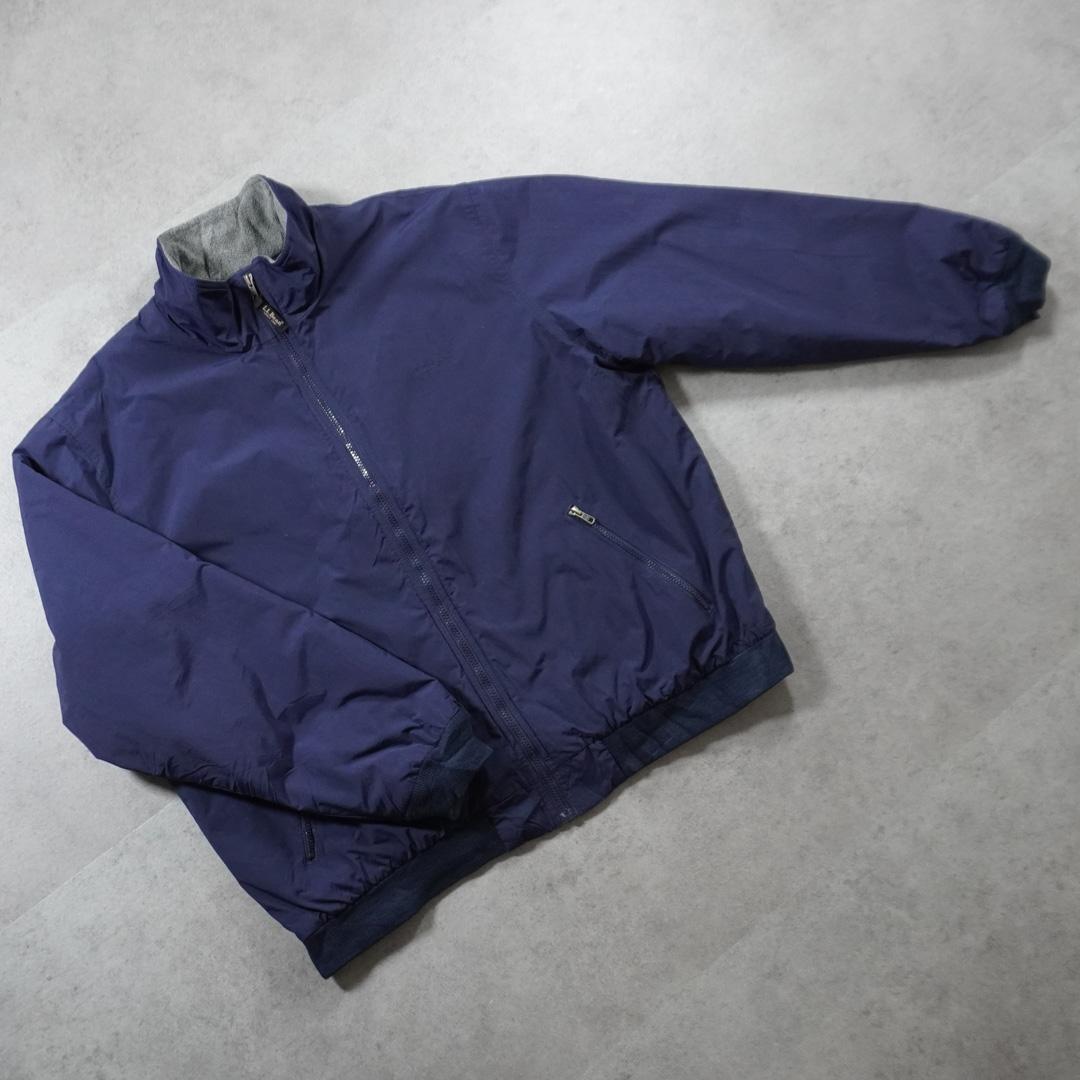 L.L.Beanウォームアップジャケット裏フリース シンサレート ネイビー 古着
