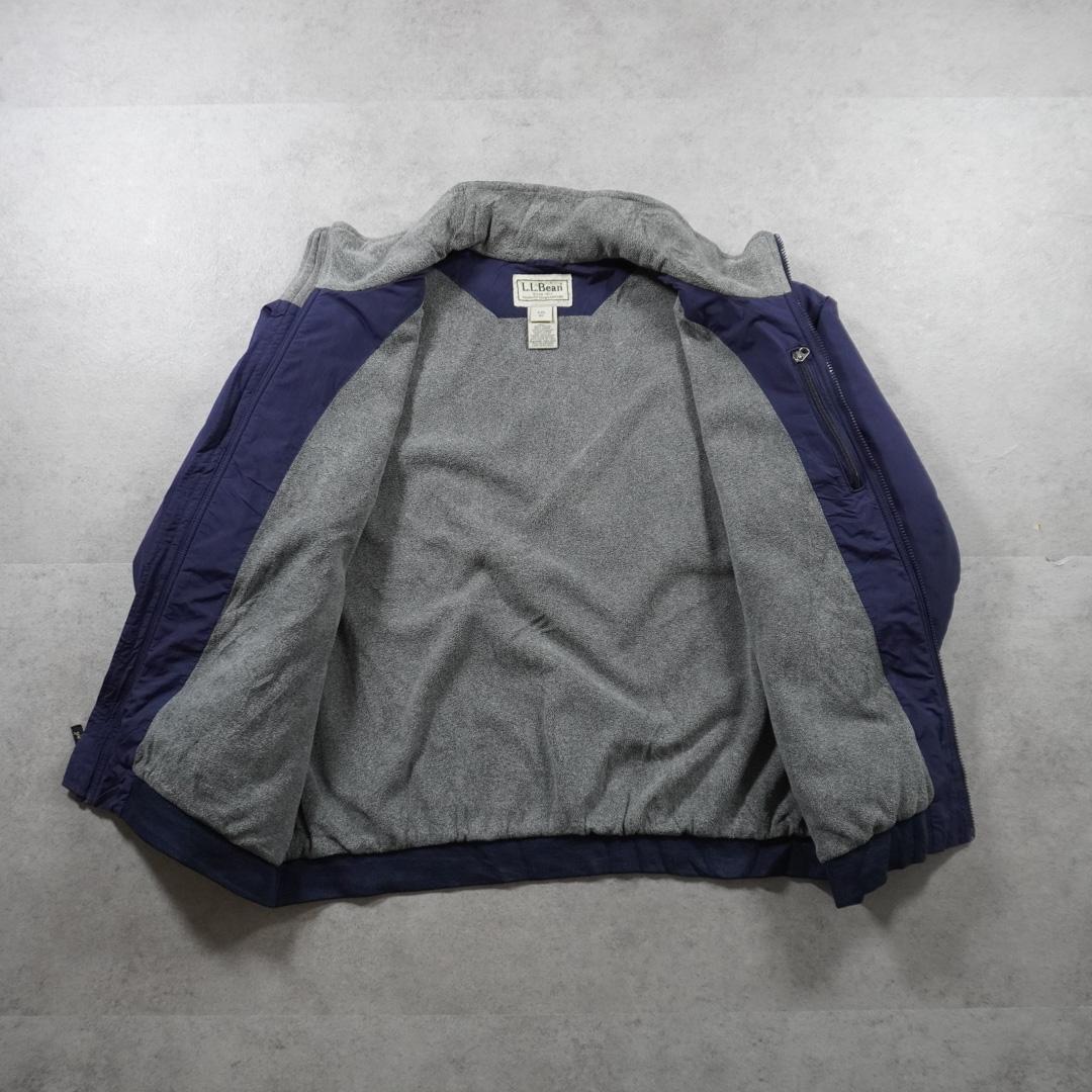 L.L.Beanウォームアップジャケット裏フリース シンサレート ネイビー 古着