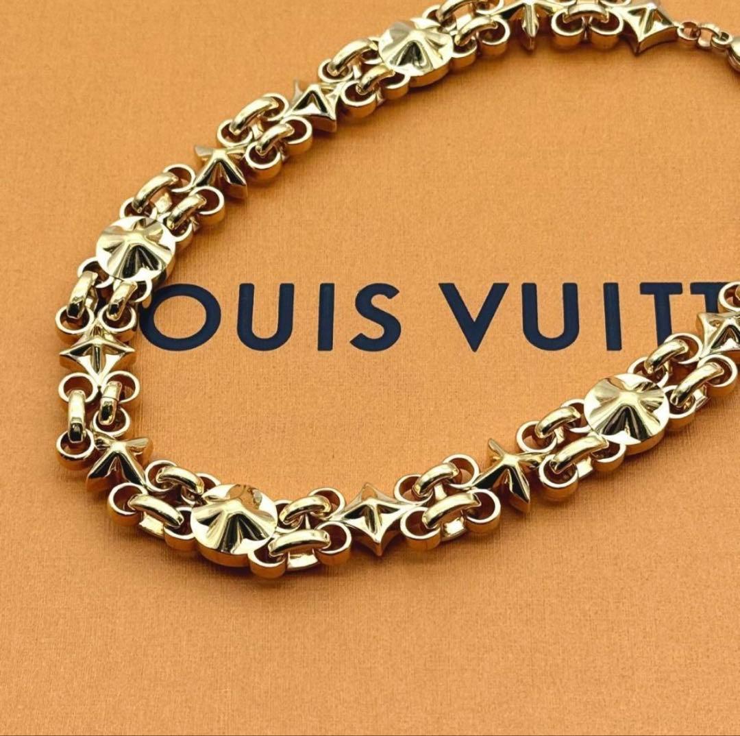 (*)様 【最終値下げ！】 LOUIS VUITTON ゴールド チェーンネック