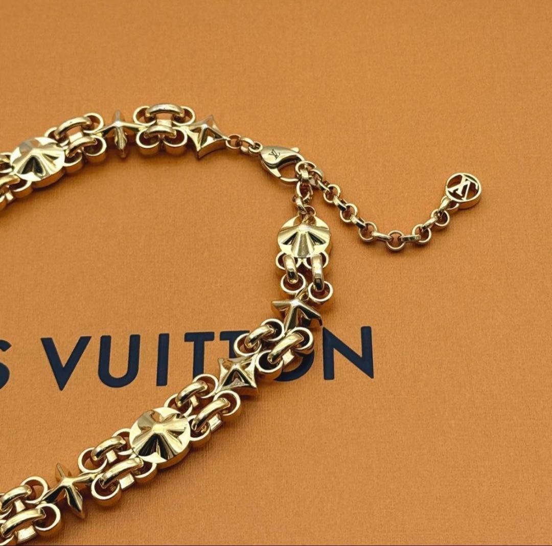 (*)様 【最終値下げ！】 LOUIS VUITTON ゴールド チェーンネック