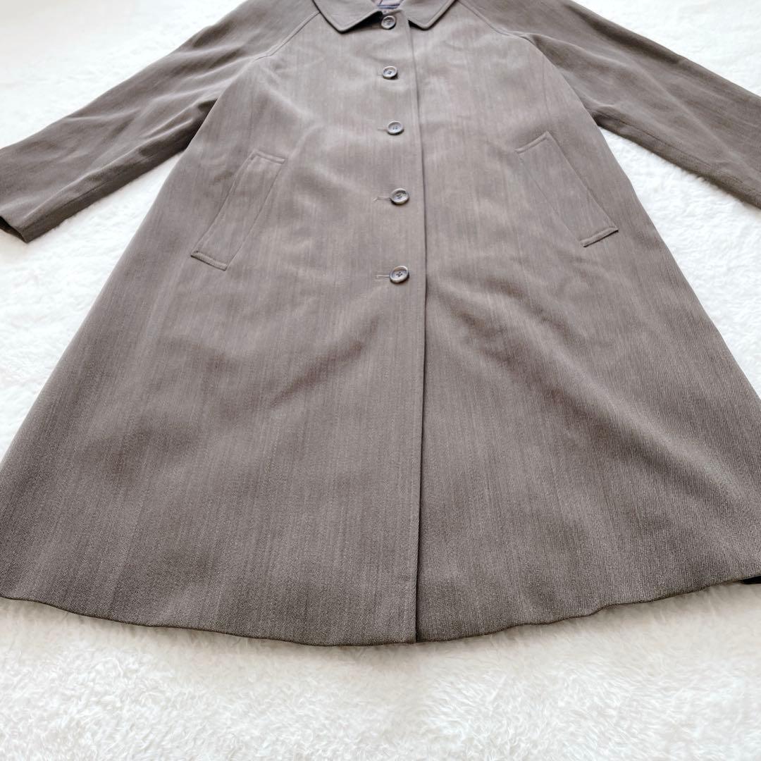 【美品】バーバリーズ　ステンカラーコート　シャドーチェック　90s